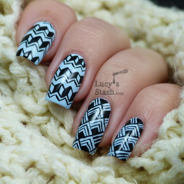 Lucy's Stash - patterned manicure