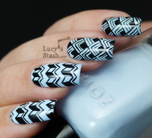 Lucy's Stash - patterned manicure