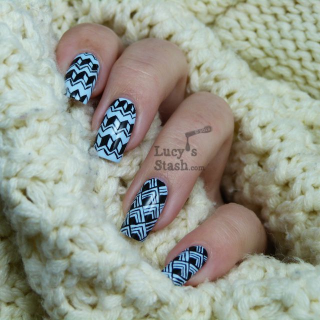 Lucy's Stash - patterned manicure