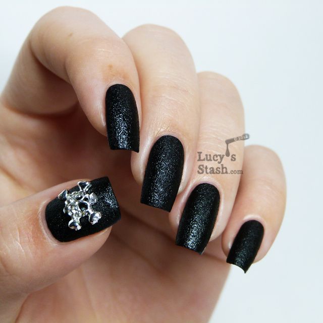 Lucy's Stash - Nails Inc. Bling It On Black Leather & Skulls