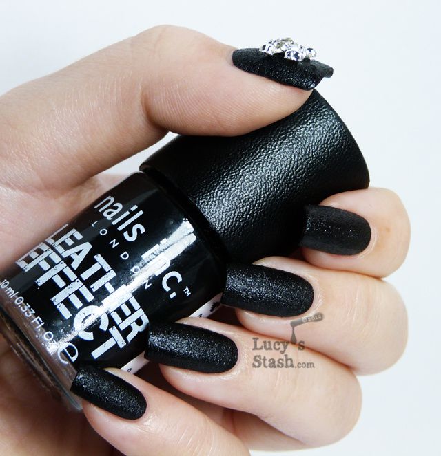 Lucy's Stash - Nails Inc. Bling It On Black Leather & Skulls