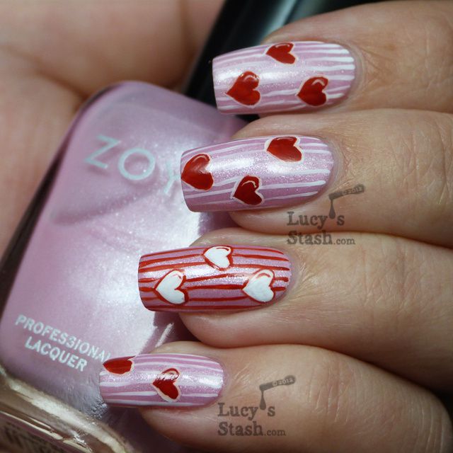 Valentine's Day manicure feat. Zoya GeiGei - Lucy's Stash