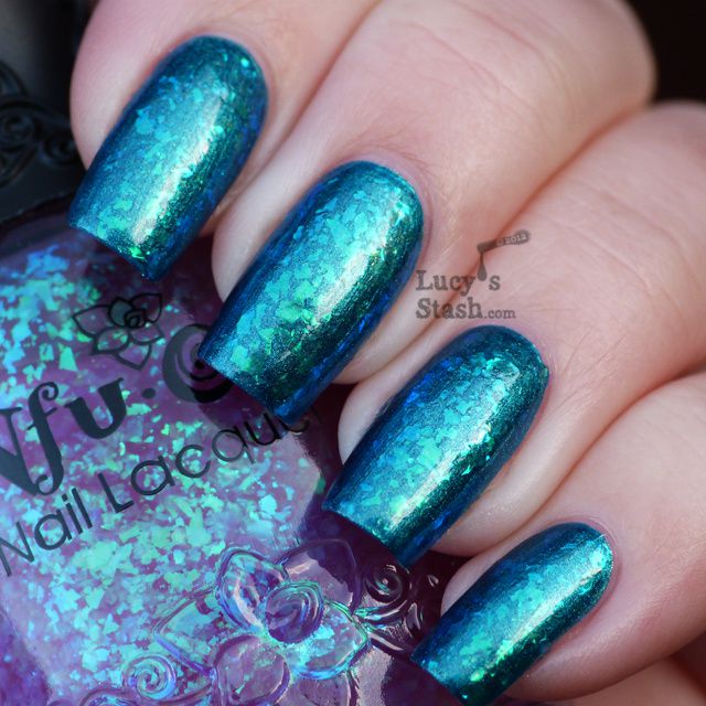 Lucy's Stash - Nfu Oh #50 over Nicole by OPI Candid Cameron