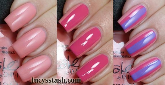 Lucy's Stash - Tribal Print Nail Art step 1