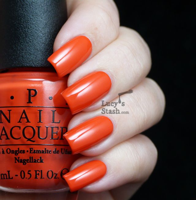 Lucy's Stash - OPI My Paprika is Hotter than Yours! 