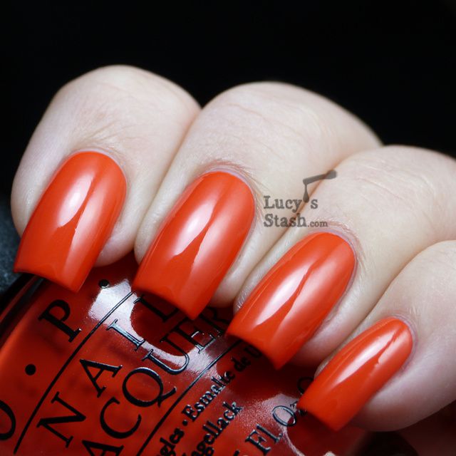 Lucy's Stash - OPI My Paprika is Hotter than Yours! 