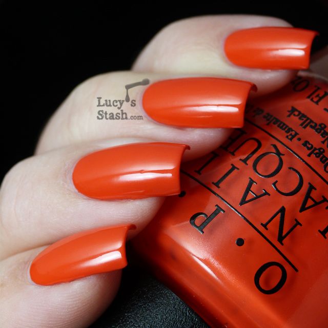 Lucy's Stash - OPI My Paprika is Hotter than Yours! 