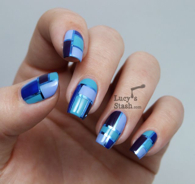 Lucy's Stash - Elegant Squares manicure