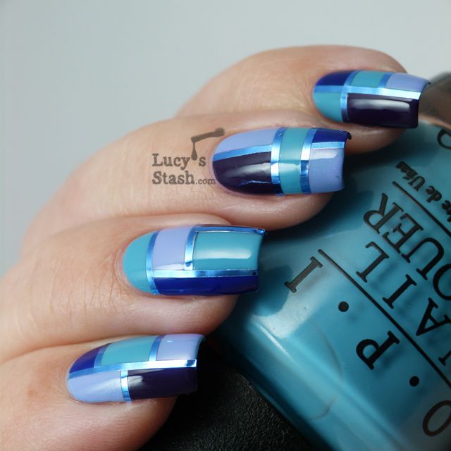 Lucy's Stash - Elegant Squares manicure