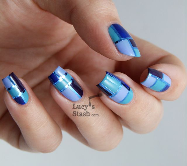 Lucy's Stash - Elegant Squares manicure