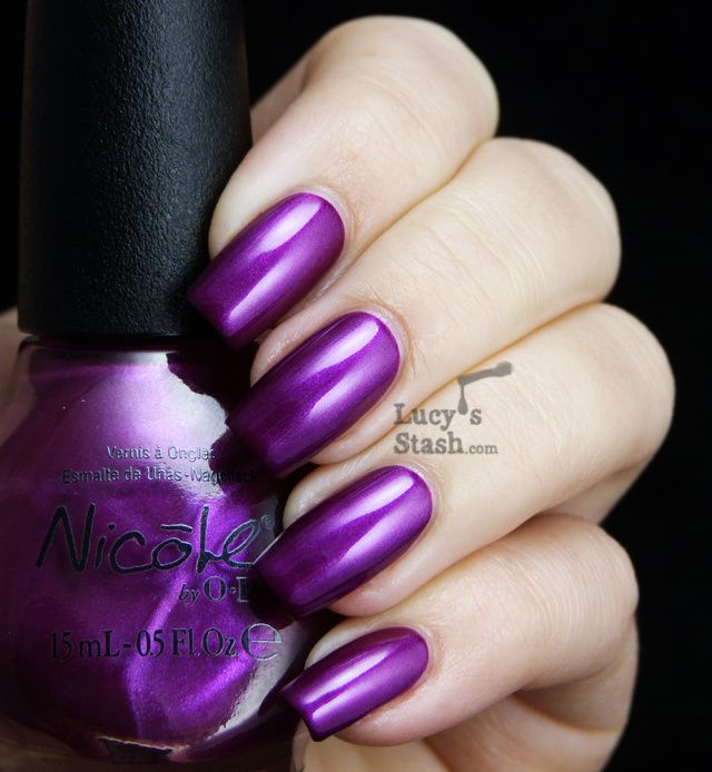 Lucy's Stash - Nicole By OPI Pretty in Plum