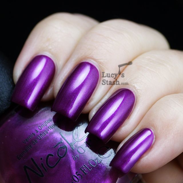 Lucy's Stash - Nicole By OPI Pretty in Plum