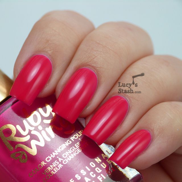 Lucy's Stash - Ruby Wing Colour Changing Nail polish in Poppy