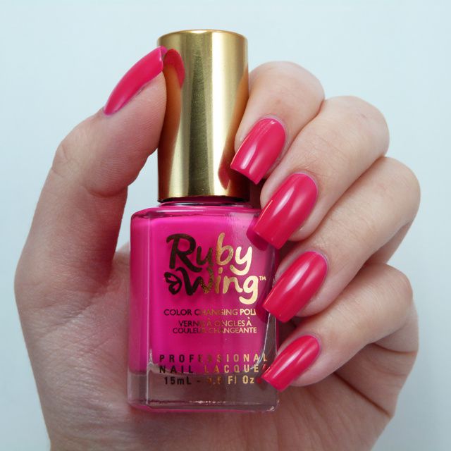 Lucy's Stash - Ruby Wing Colour Changing Nail polish in Poppy