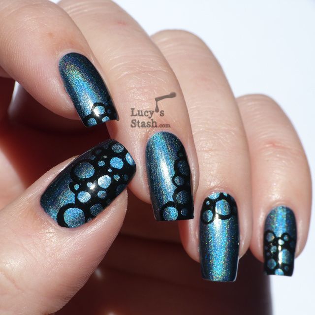Lucy's Stash - freehand nail art
