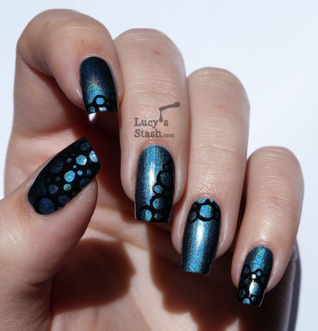 Lucy's Stash - freehand nail art