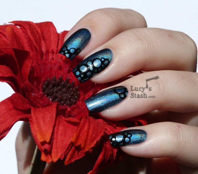 Lucy's Stash - freehand nail art