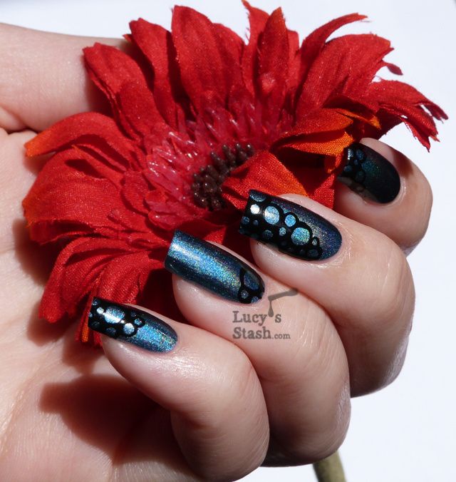 Lucy's Stash - freehand nail art