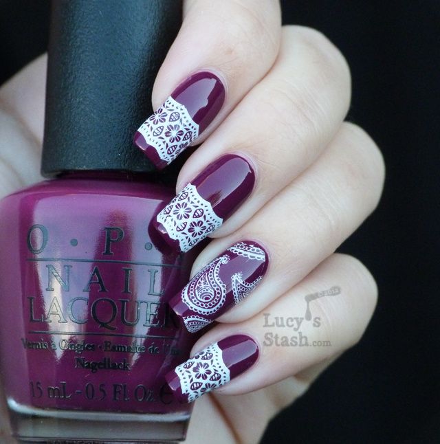 Lucy's Stash - Stamping nail art