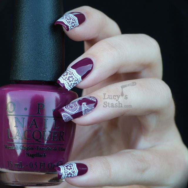 Lucy's Stash - Stamping nail art