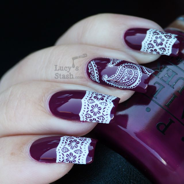 Lucy's Stash - Stamping nail art