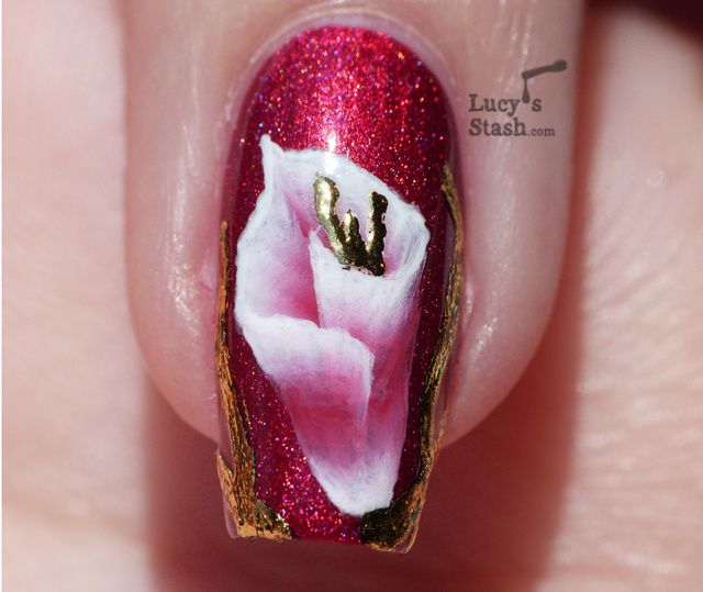 Lucy's Stash - One stroke nail art flowers