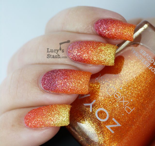 Lucy's Stash - Gradient with Zoya PixieDust Summer polishes