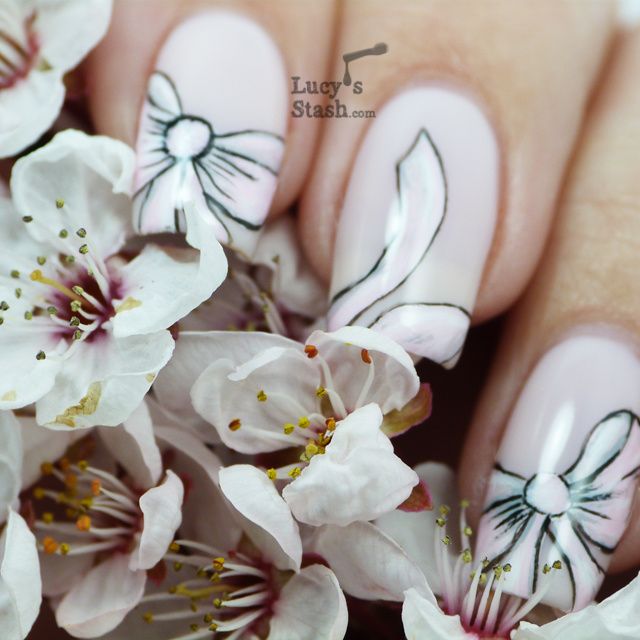 Lucy's Stash - Pink Bow Nail Art with Tutorial