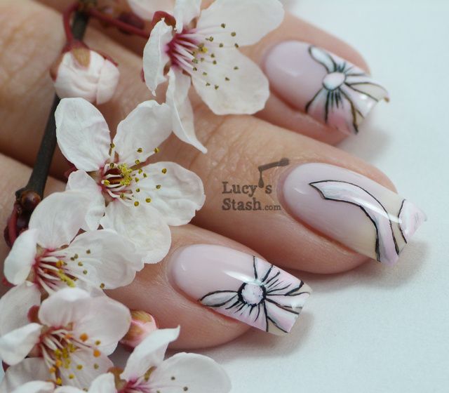 Lucy's Stash - Pink Bow Nail Art with Tutorial
