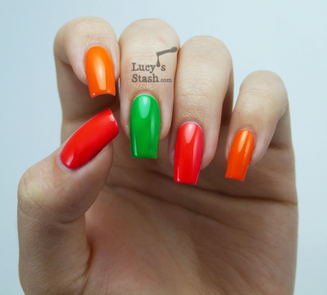 Lucy's Stash - Nicole by OPI Notorious! Neons set