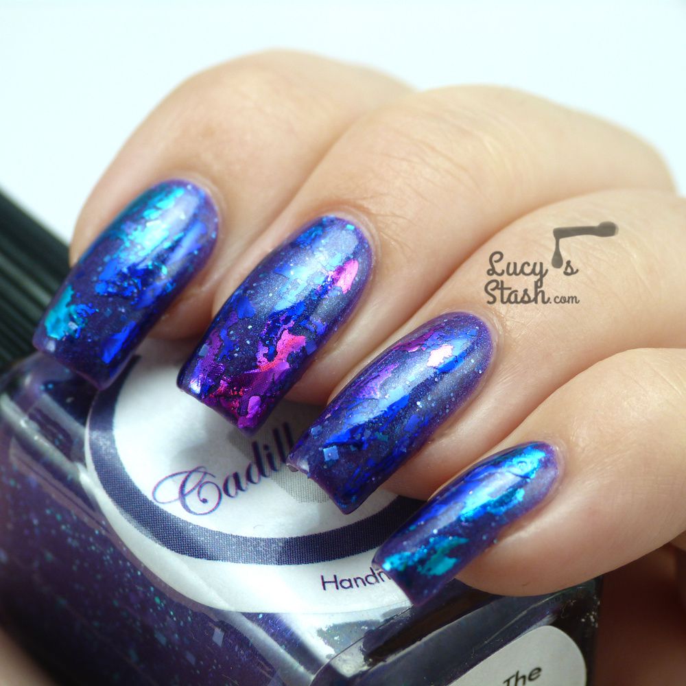 Abstract Nail Foil Design feat. Cadillacquer