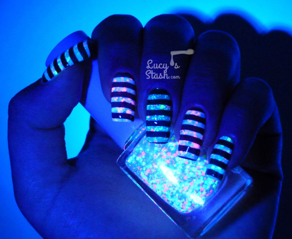 Stripes? Stamping? Neon Glitter? UV Glowing?....All of it!
