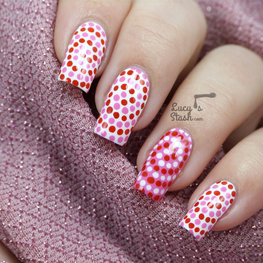 Dotted Swirls Nails - Valentine's Day edition with TUTORIAL