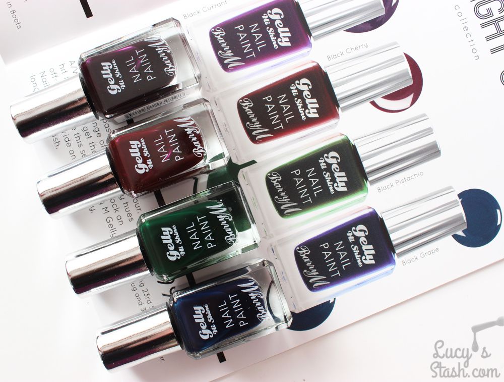 Barry M Midnight Gelly Collection - Review &amp; Swatches
