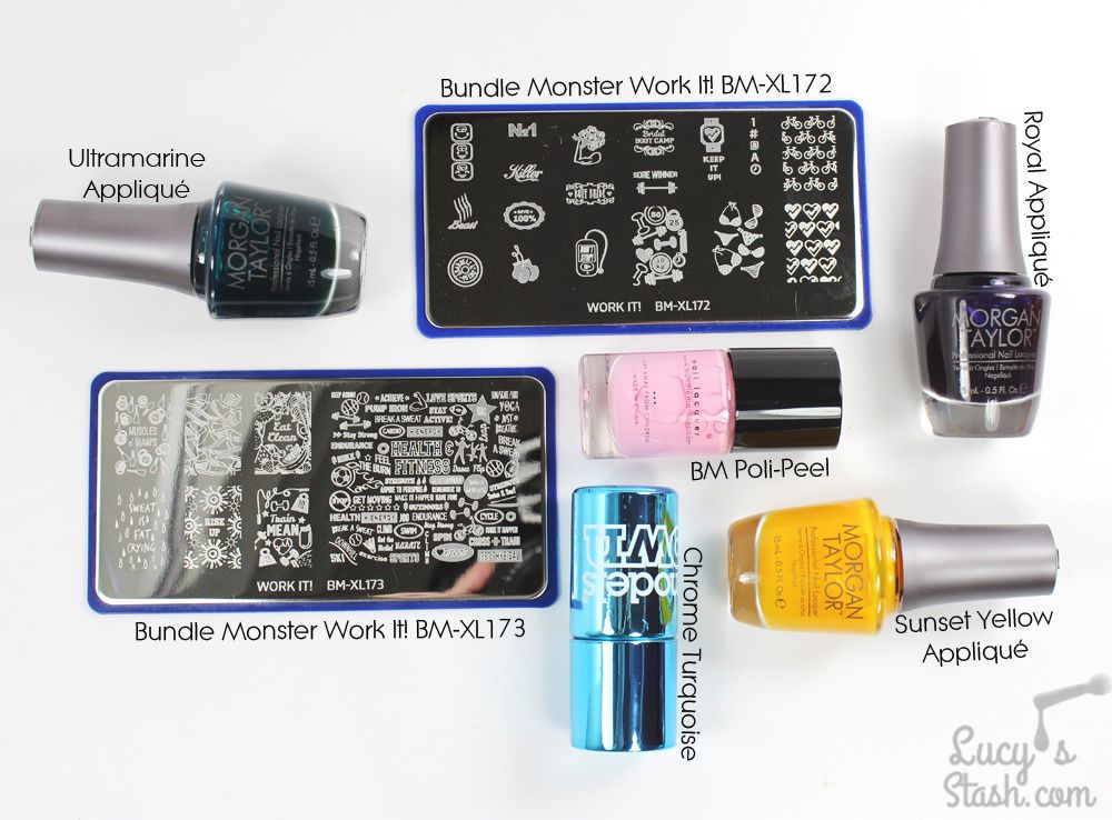 Work It Baby! Stamping Nail Art with Bundle Monster Work It! Plates