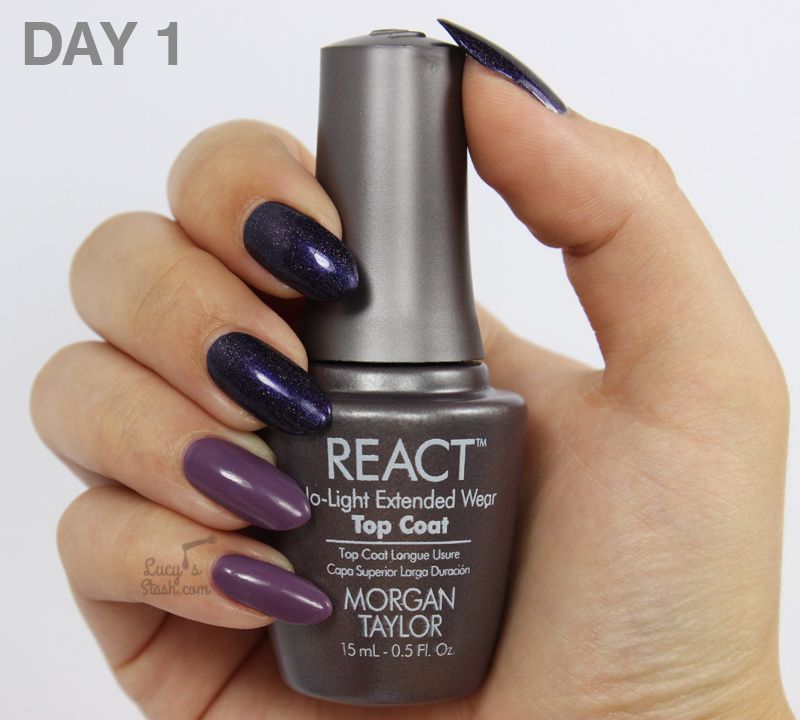 Review: Morgan Taylor REACT No Light Extended Wear Base & Top Coat