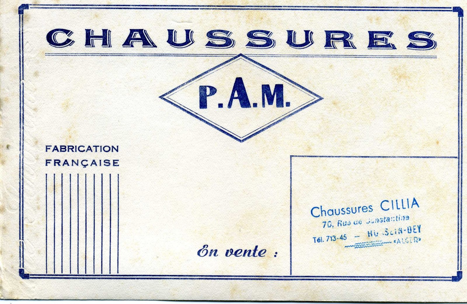 Collection de buvard D'HUSSEIN-DEY