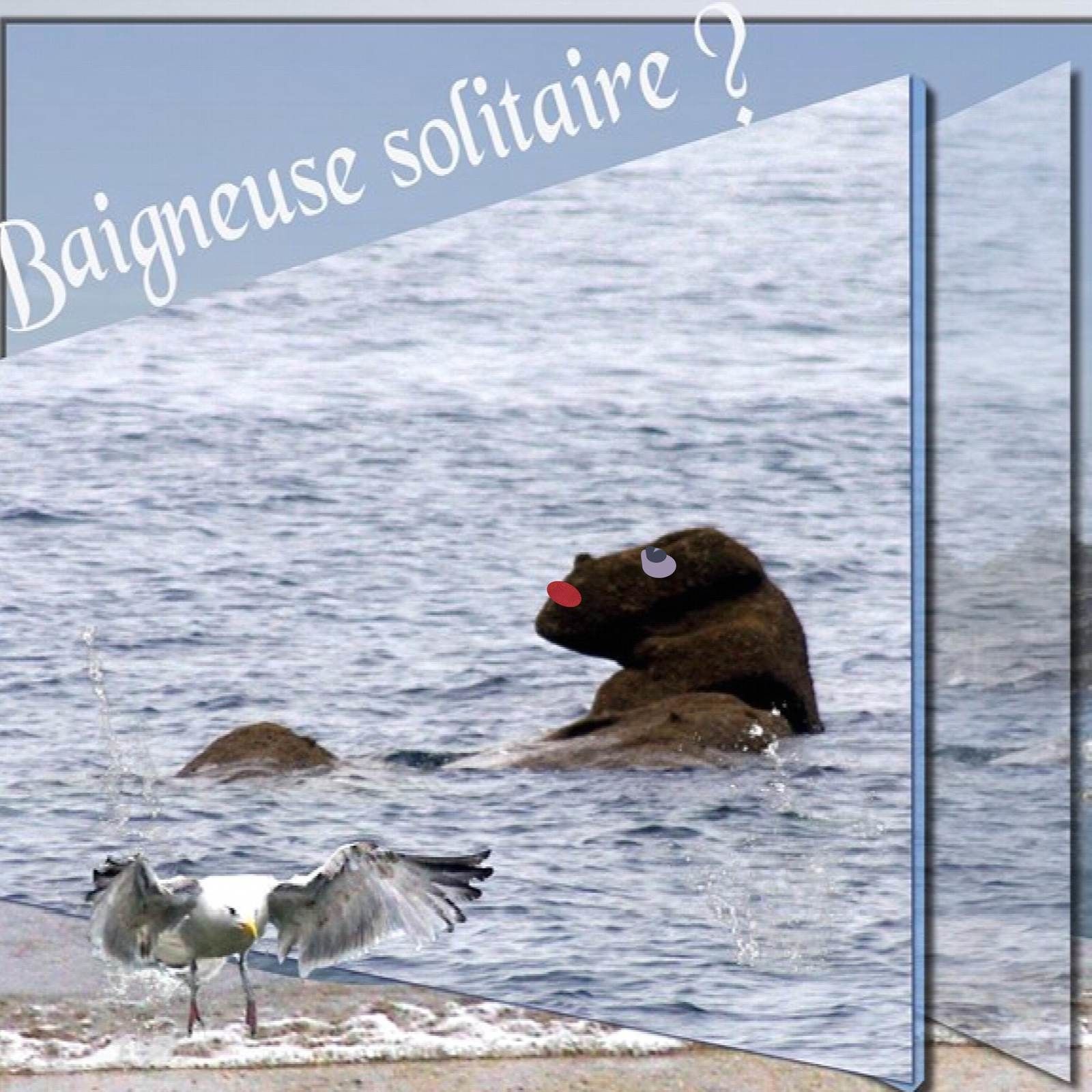 Baigneuse solitaire