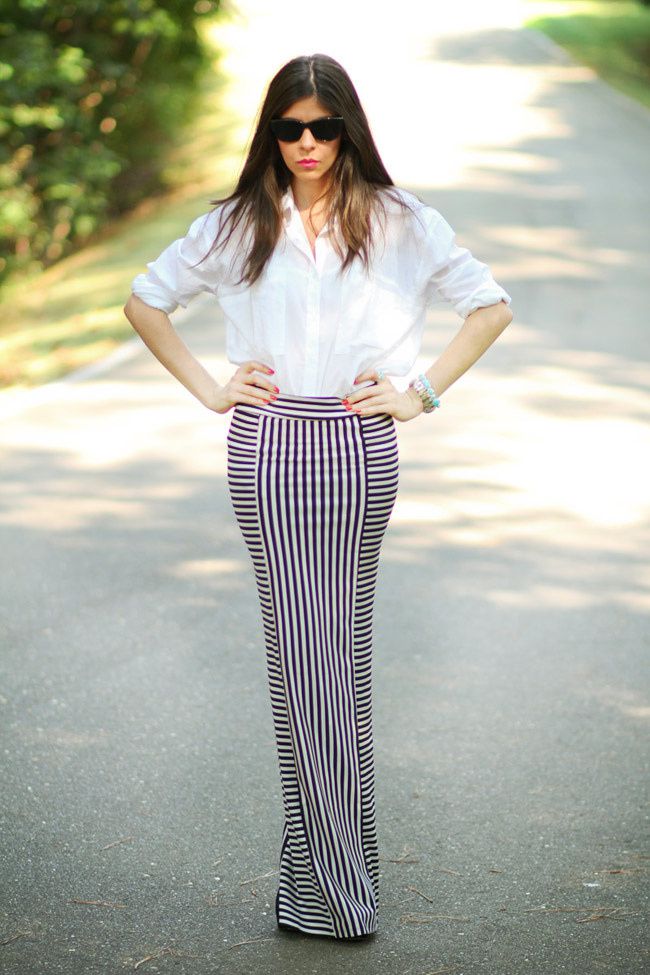 Striped Silhouette - Fashion Chalet by Erika Marie