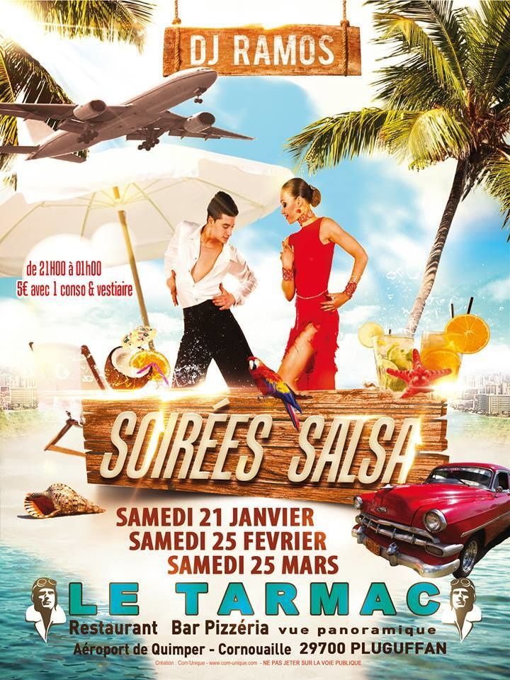 Samedi 18 février 2017 Soirée salsa au Caraibes Kfé à Concarneau avec Dj Ramos de