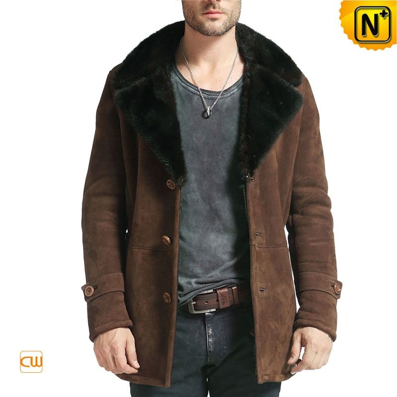 Winter Shearling Coat for Men - Genuine Leather Sheepskin Coats