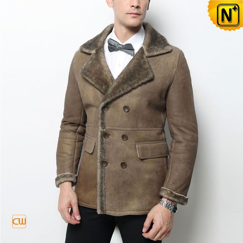 Winter Shearling Coat for Men - Genuine Leather Sheepskin Coats