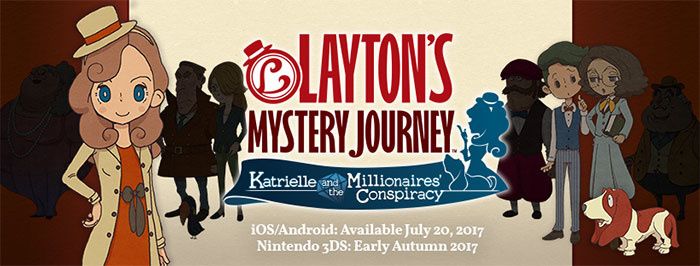 L'Aventure Layton : Katrielle et la Conspiration des Millionnaires Disponible sur mobile dès maintenant et dans le monde entier