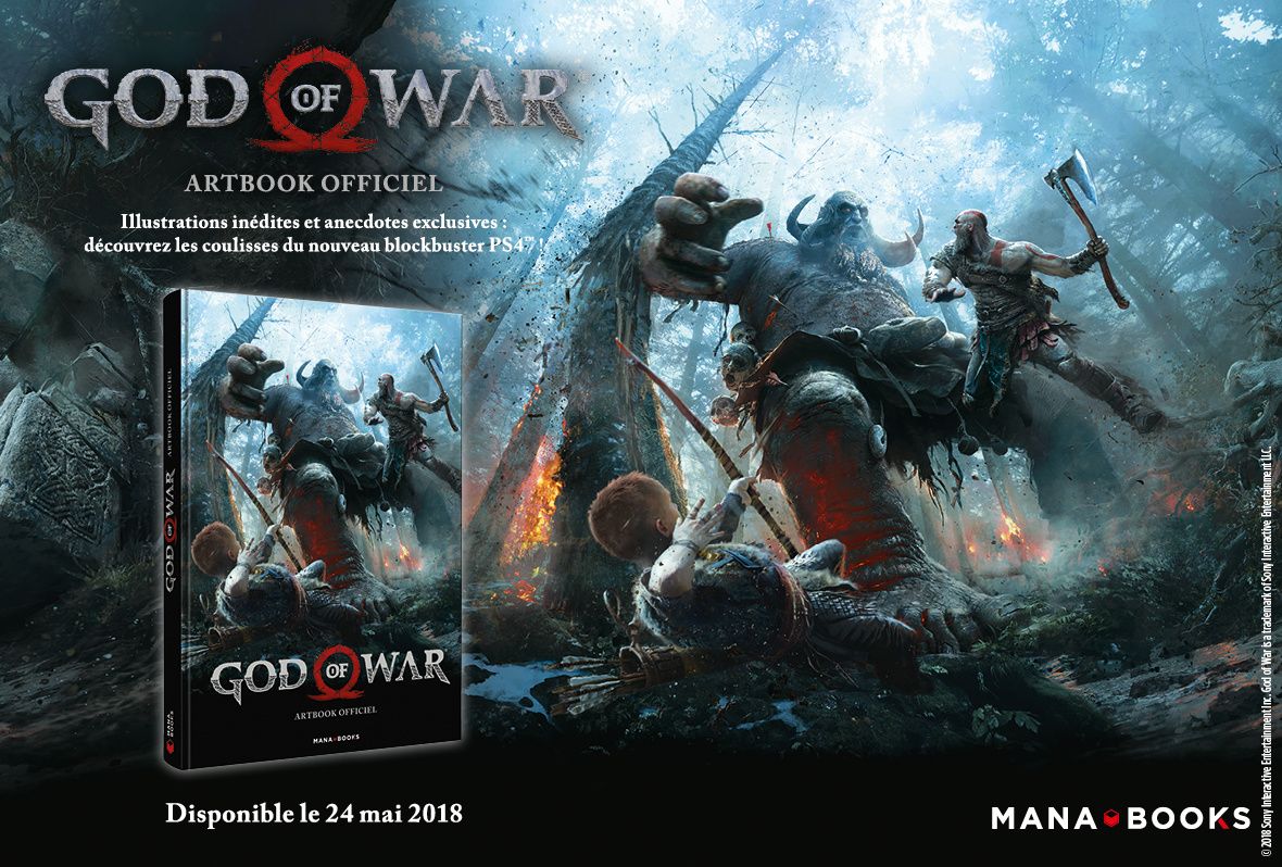 God of War : Artbook officiel – Sortie le 24 mai (29,90 euros, 224 pages)
