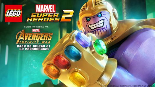 LEGO Marvel Super Heroes 2 Le Pack de Niveau et de Personnages "Avenger : Infinity War"