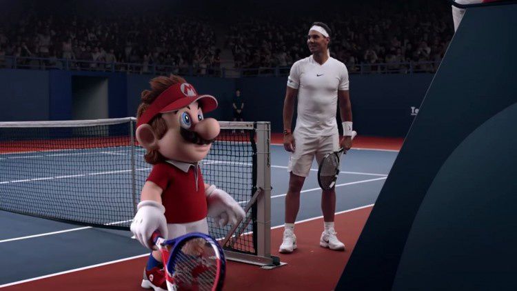 Mario Tennis Aces : Rafael Nadal affronte Mario ! 