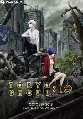 TOKYO GHOUL:RE LA SAISON 2 EN OCTOBRE SUR WAKANIM.TV