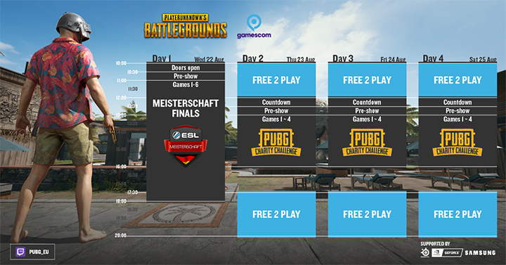 PLAYERUNKNOWN’S BATTLEGROUND débarque à la gamescom 2018 !