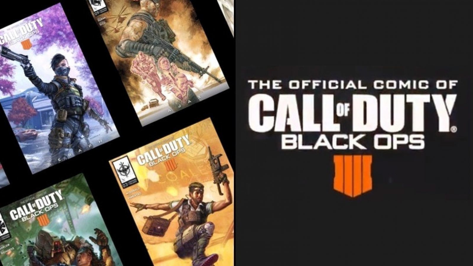 Activision et Treyarch ont annoncé aujourd’hui la sortie du comic book Call of Duty : Black Ops 4, une série de 10 épisodes présentant de manière inédite les Spécialistes emblématiques de l'univers Black Ops 4. La comic book est disponible gratuitement en version digitale sur www.callofduty.com/comics et propose des histoires tout droit sorties de l’imagination de Greg Rucka, Chris Roberson, Jeremy Barlow, K.A. McDonald, Aaron Duran, Matthew Robinson et Tony Shasteen. Les couvertures sont réalisées par les artistes Adam Hughes, Eric Wilkerson, Kirbi Fagan, Dan Dos Santos et Julian Totino Tedesco. Les trois premiers numéros consacrés à Ruin, Prophet et Crash sont disponibles dès maintenant, et d’autres seront disponibles très bientôt. Call of Duty: Black Ops 4 sera disponible le 12 octobre sur PlayStation 4, Xbox One et PC.