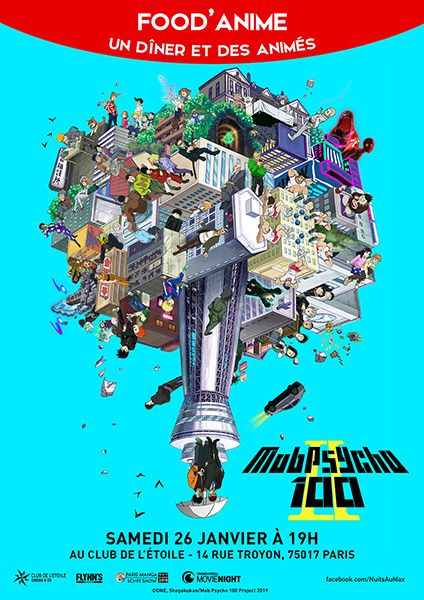 Projection spéciale de MOB PSYCHO 100 avec FOOD'ANIME